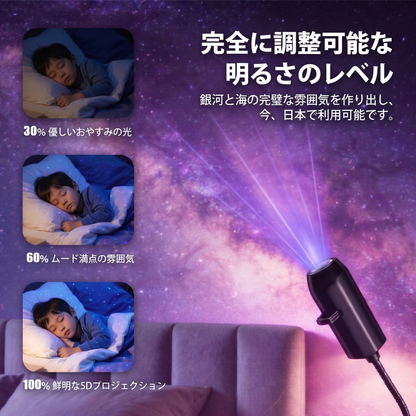 PKNEW® 🦄【次世代5D】ダイナミック・ホログラフィック・プロジェクター ✨ 高画質HD スマート・ナイトライト
